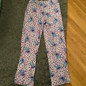 SMALL WOMENS PINK STITCH PAJAMAS